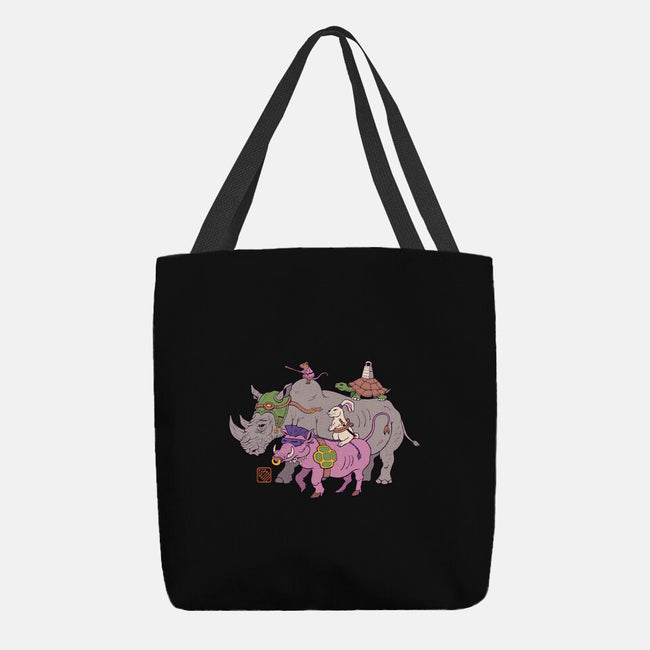 Mutant Animals-none basic tote bag-vp021