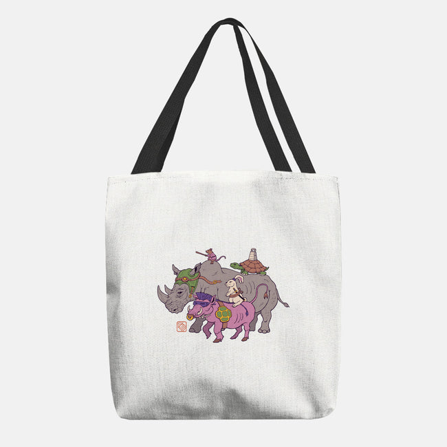 Mutant Animals-none basic tote bag-vp021