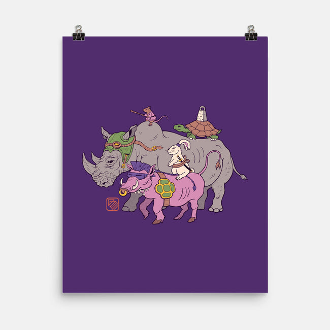 Mutant Animals-none matte poster-vp021