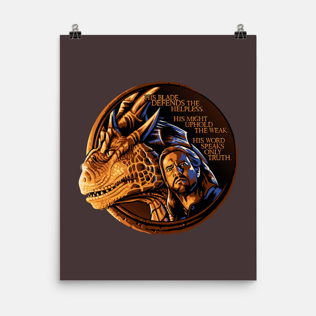 The Old Code-none matte poster-daobiwan