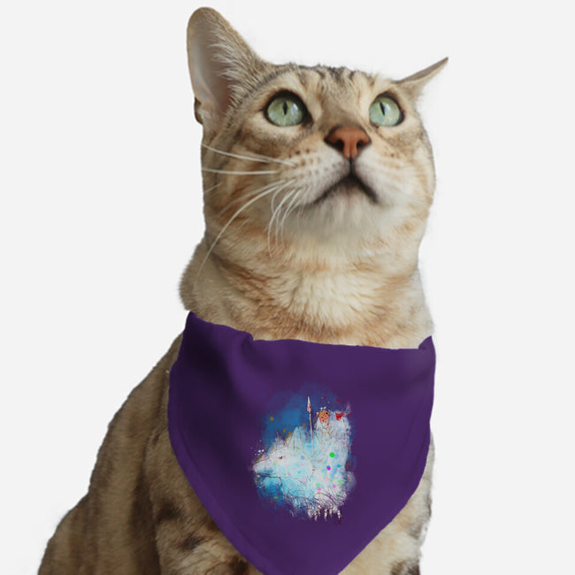Spirits Of The Forest-cat adjustable pet collar-kharmazero