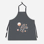 Space Bunny-unisex kitchen apron-TechraNova