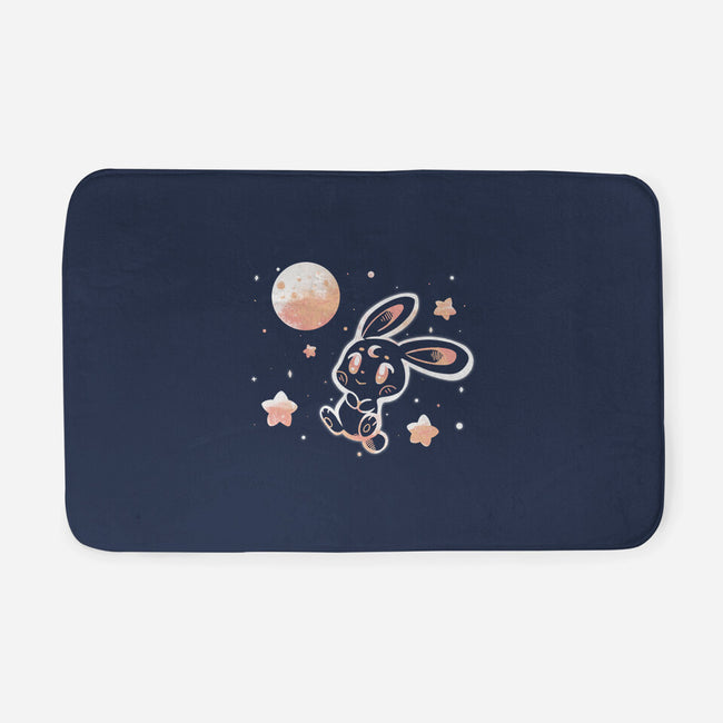 Space Bunny-none memory foam bath mat-TechraNova