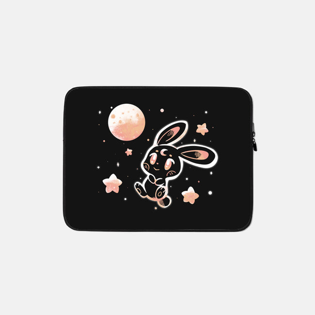 Space Bunny-none zippered laptop sleeve-TechraNova