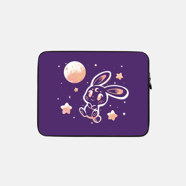 Space Bunny-none zippered laptop sleeve-TechraNova
