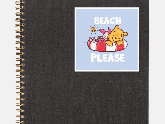 Beach Please Pooh