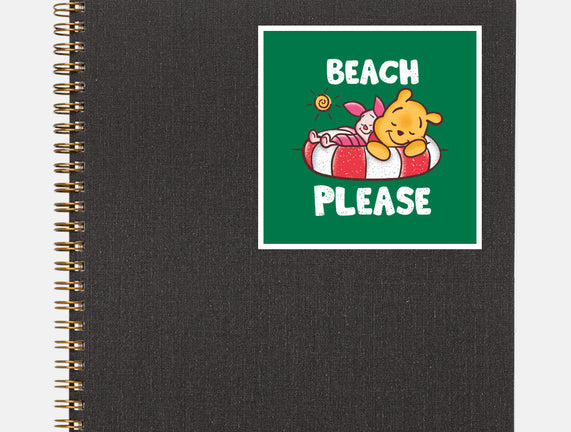 Beach Please Pooh