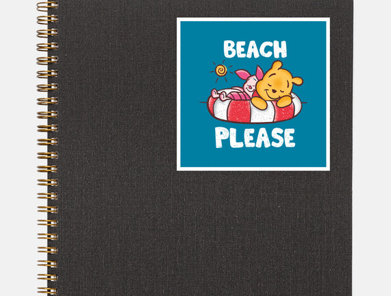 Beach Please Pooh