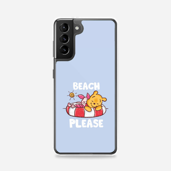 Beach Please Pooh-samsung snap phone case-turborat14