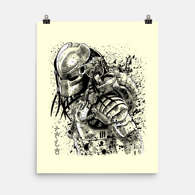 Hunter Ukiyo-e-none matte poster-albertocubatas