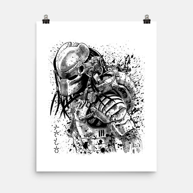 Hunter Ukiyo-e-none matte poster-albertocubatas