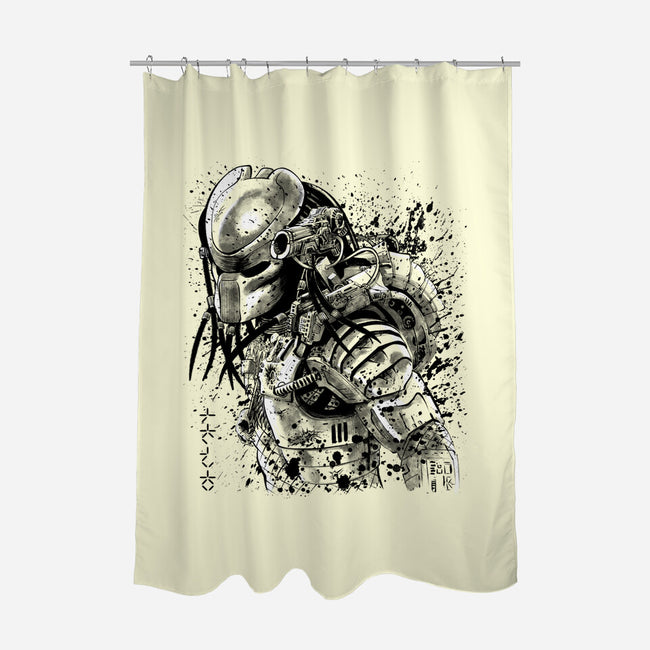 Hunter Ukiyo-e-none polyester shower curtain-albertocubatas