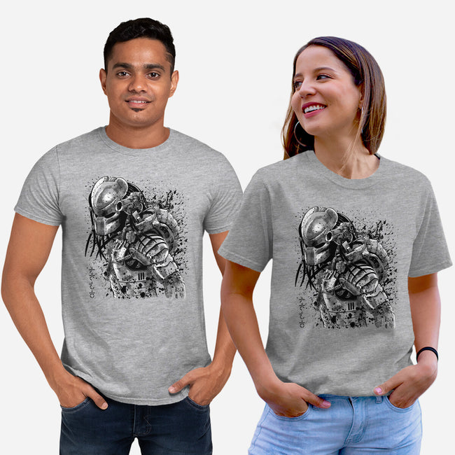 Hunter Ukiyo-e-unisex basic tee-albertocubatas