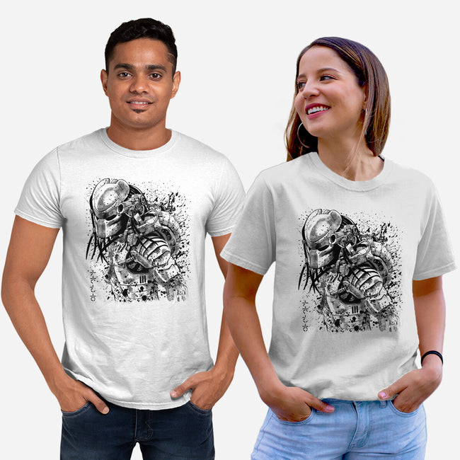 Hunter Ukiyo-e-unisex basic tee-albertocubatas