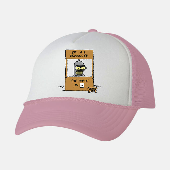Bender Help-unisex trucker hat-Barbadifuoco