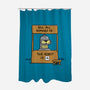 Bender Help-none polyester shower curtain-Barbadifuoco