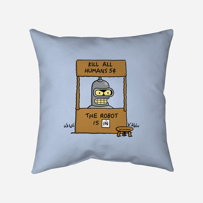 Bender Help-none removable cover w insert throw pillow-Barbadifuoco