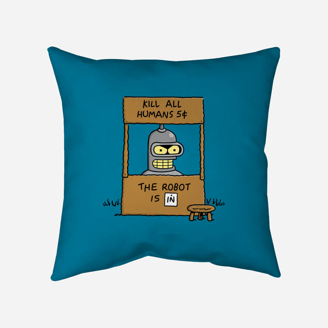 Bender Help-none removable cover w insert throw pillow-Barbadifuoco