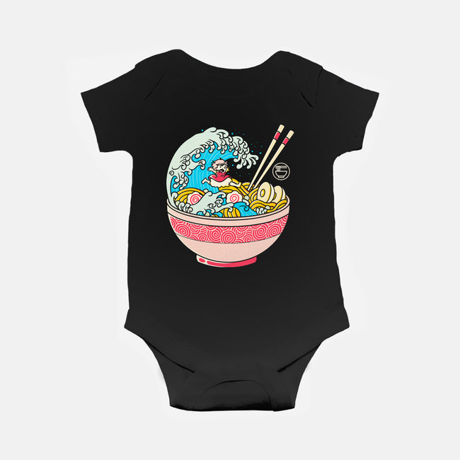 Anime Ramen-baby basic onesie-Eoli Studio