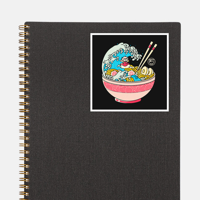 Anime Ramen-none glossy sticker-Eoli Studio