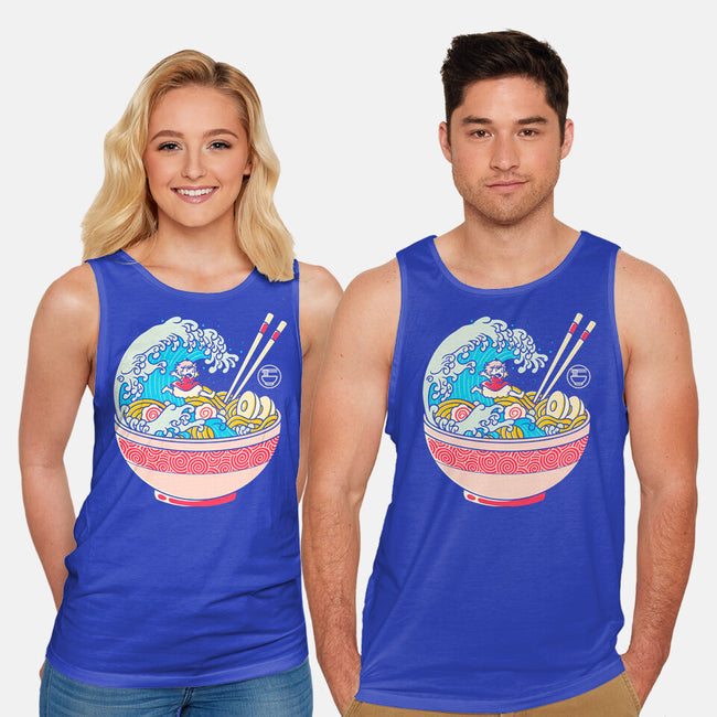 Anime Ramen-unisex basic tank-Eoli Studio