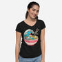 Anime Ramen-womens v-neck tee-Eoli Studio