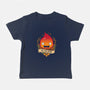 Fire Demon-baby basic tee-Alundrart