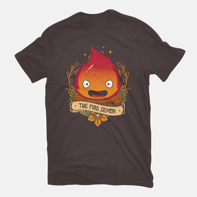 Fire Demon-womens basic tee-Alundrart