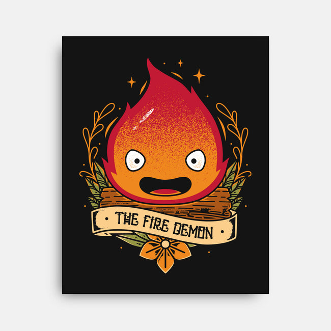 Fire Demon-none stretched canvas-Alundrart