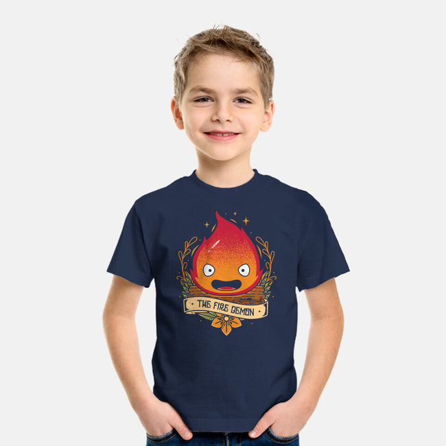 Fire Demon-youth basic tee-Alundrart