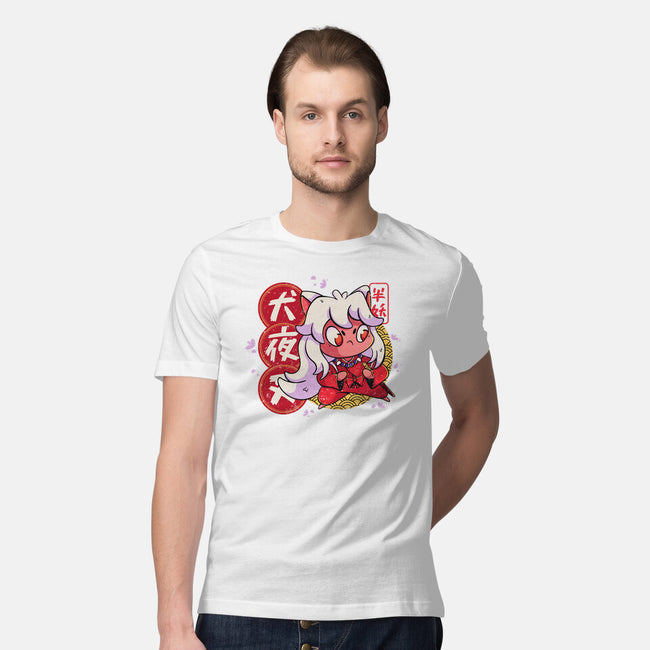 Cute Inuyasha-mens premium tee-Ca Mask
