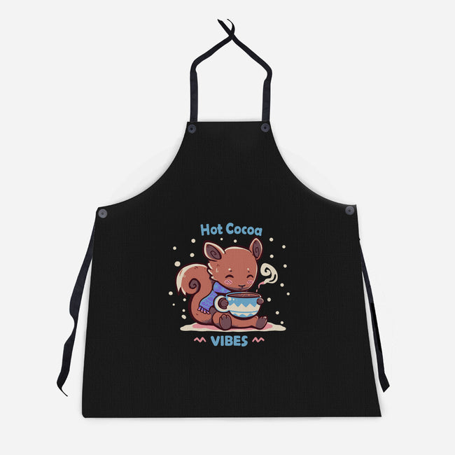 Hot Cocoa Vibes-unisex kitchen apron-TechraNova