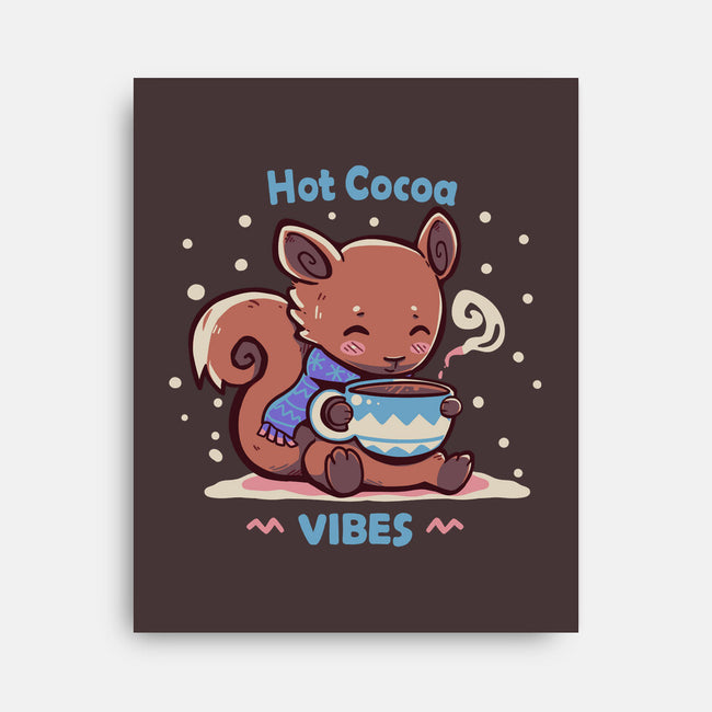 Hot Cocoa Vibes-none stretched canvas-TechraNova