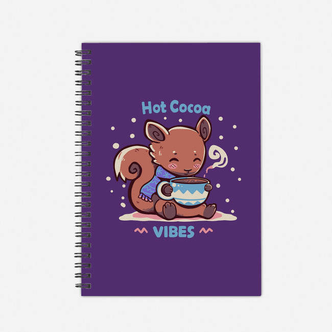 Hot Cocoa Vibes-none dot grid notebook-TechraNova