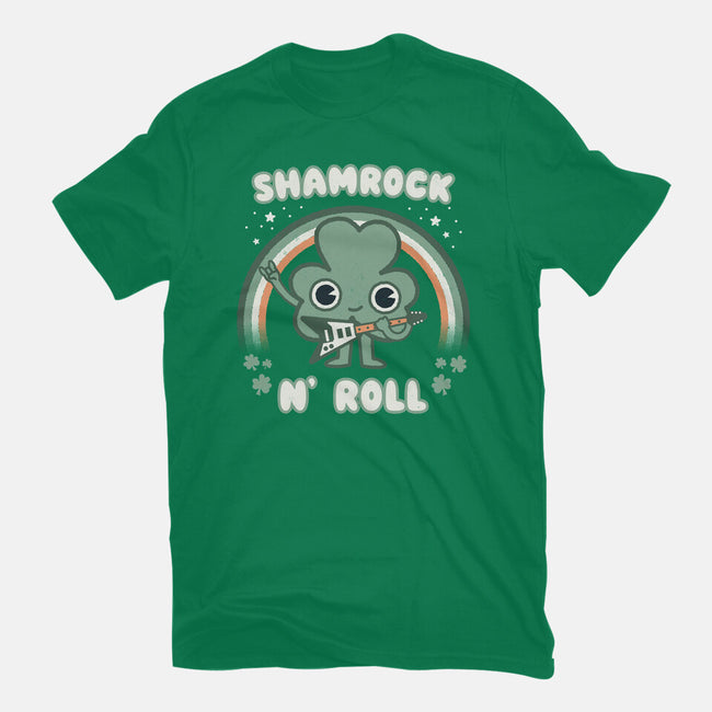 Shamrock N Roll-mens premium tee-Weird & Punderful