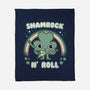 Shamrock N Roll-none fleece blanket-Weird & Punderful
