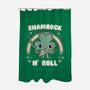 Shamrock N Roll-none polyester shower curtain-Weird & Punderful