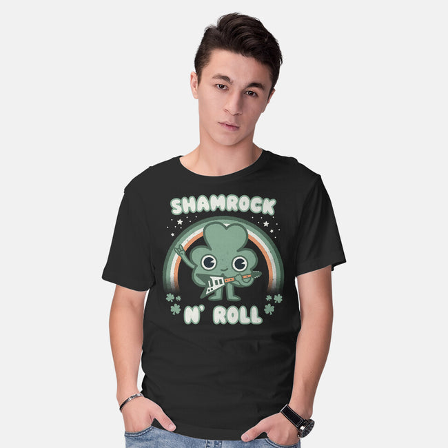 Shamrock N Roll-mens basic tee-Weird & Punderful