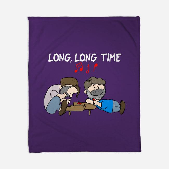 Music With Strawberries-none fleece blanket-MarianoSan