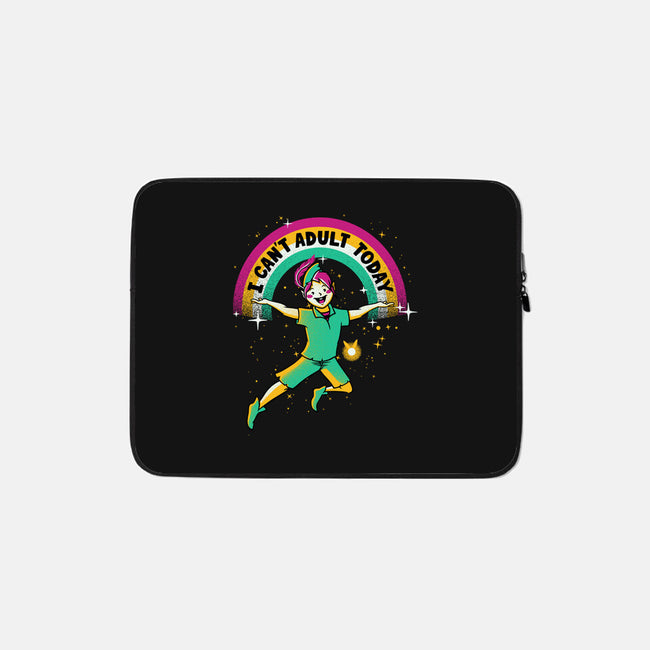No Adulting-none zippered laptop sleeve-tobefonseca