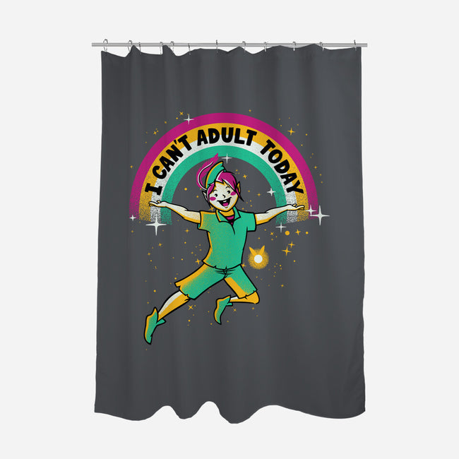 No Adulting-none polyester shower curtain-tobefonseca