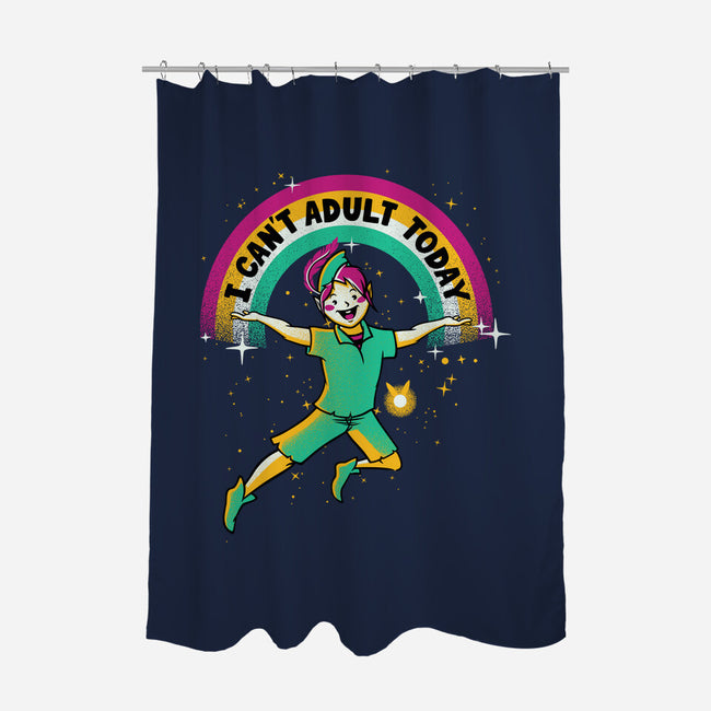 No Adulting-none polyester shower curtain-tobefonseca