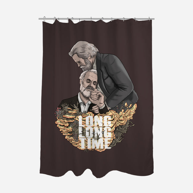 Long Time-none polyester shower curtain-MarianoSan