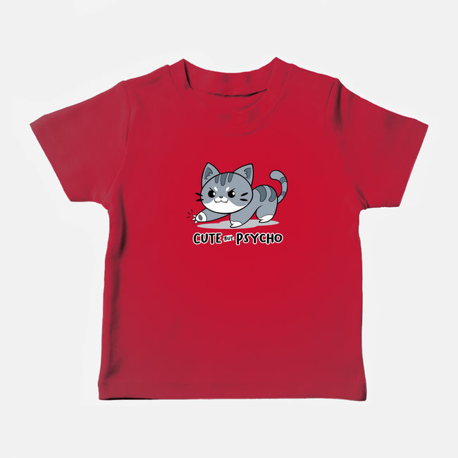 Cute But Psycho Cat-baby basic tee-Ca Mask