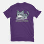 Cute But Psycho Cat-womens fitted tee-Ca Mask