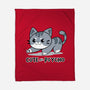 Cute But Psycho Cat-none fleece blanket-Ca Mask
