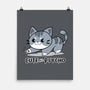 Cute But Psycho Cat-none matte poster-Ca Mask