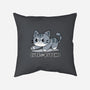 Cute But Psycho Cat-none removable cover w insert throw pillow-Ca Mask