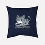 Cute But Psycho Cat-none removable cover w insert throw pillow-Ca Mask