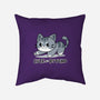 Cute But Psycho Cat-none removable cover w insert throw pillow-Ca Mask